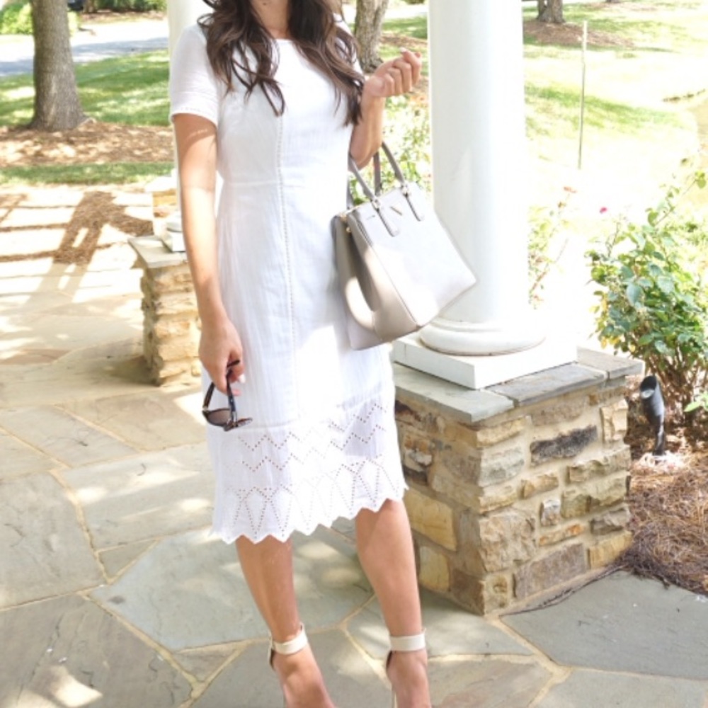 Old Navy White Cotton Dress